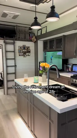 The millennial in us… skipping the house buying stage and going right into retirement dream #traveltiktok #rvlife 