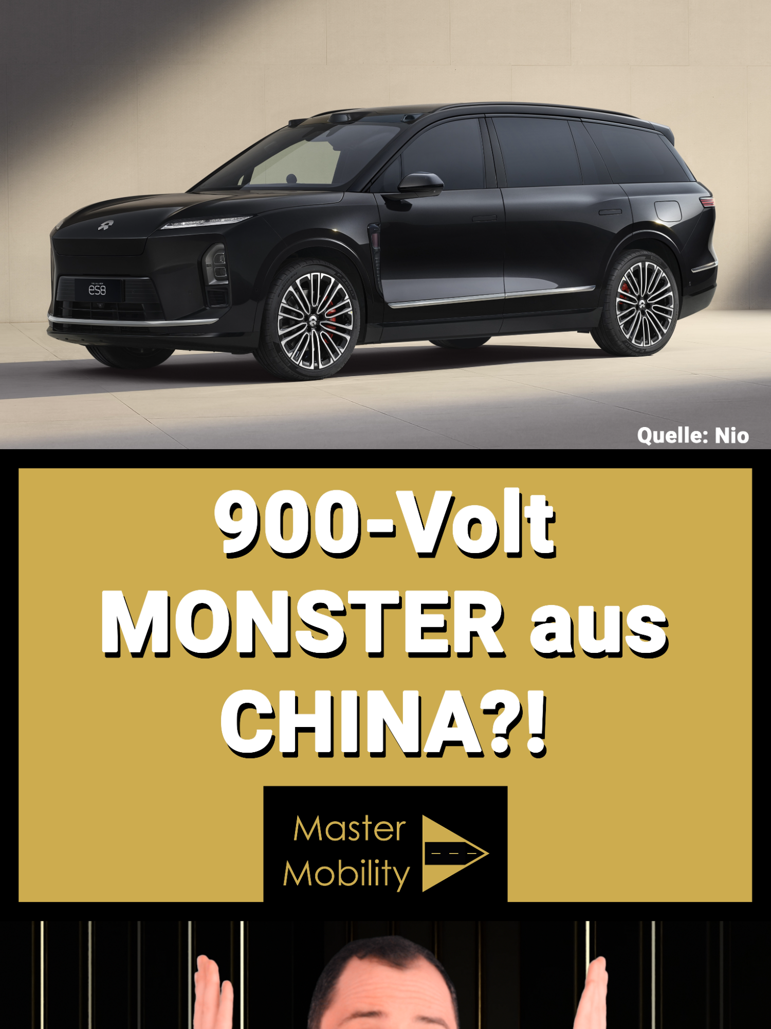 Jetzt auf YouTube bei Master Mobility! UNFASSBAR! 900-Volt-Technik lässt TESLA ZITTERN! NEUER Nio ES8 sprengt alle Grenzen! Nio präsentiert die neue Generation des ES8: Großes E-SUV mit 900-Volt-Technik, 102-kWh-Batterie und bis zu 635 km Reichweite. Marktstart im September, Vorverkauf ab Ende August. Mit 520 kW Systemleistung, modernem Design und innovativem Batteriewechsel-Netz will der ES8 Maßstäbe setzen – und zeigt schon jetzt Alltagstauglichkeit in extremen Bedingungen. https://youtu.be/bV5d6VGxTDQ --- #Nio #nioes8 #ES8 #NIOEV #niocar #Nioauto #nioel8 #niofirefly #ev #electriccar #evcar #eauto #eAutos #Elektroauto #Elektroautos #auto #autos #autonews #car #cars #carnews #automobile #automotive #fy #fyp #trending #trendingreels #explore