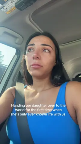 School drop off only gets easier- right? 🥺💓 #firstdayofschool #sahm #MomsofTikTok 