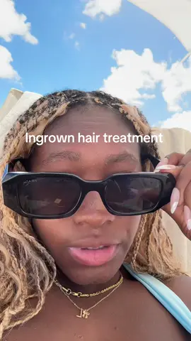 Girl immediately yes #ingrownhairtreatment 