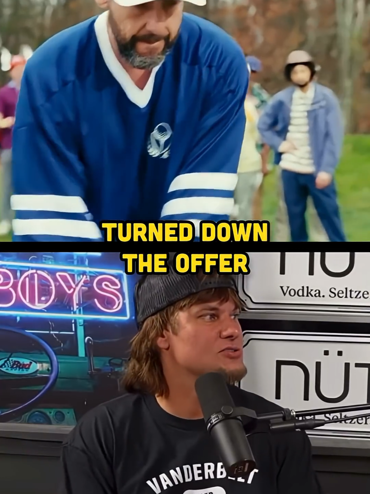 Theo Von DENIED a role in Happy Gilmore 2 