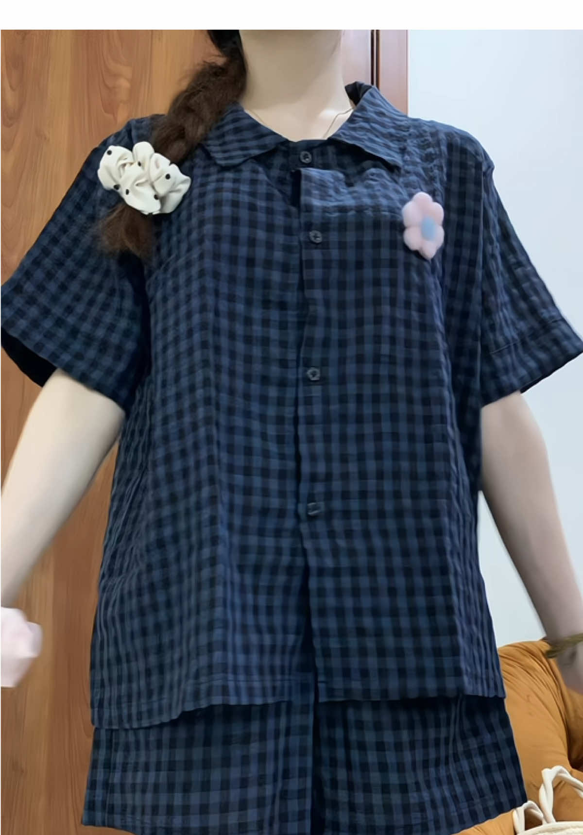 Set đồ bộ caro #setdomacnha #bodokecaro #dobomacnha #setdongu #setdoxinh 