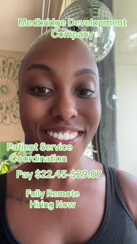Fully remote role with MedBridge Development Company as a Patient Services Coordinator Pay Range: $22.45 - $29.07 #fyp #worklife #jobshiring #workfromhome #jobsearch 