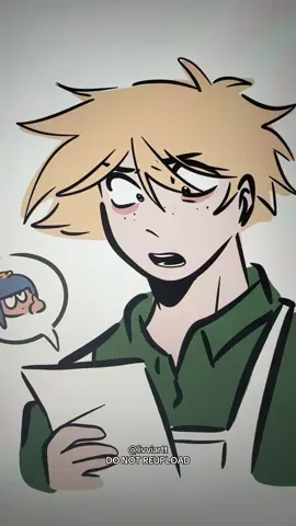 This was just an excuse to draw my New Kid design lol #southpark #tweektweak #craigtucker #creek #fyp 