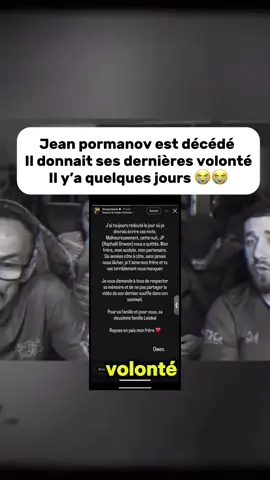 Jean Pormavov est décédé en live vidéo, Owen Naruto vient de l’annoncer…Il donne ses dernières volontés… #jeanpormanove #lokal #owen #naruto #safine 