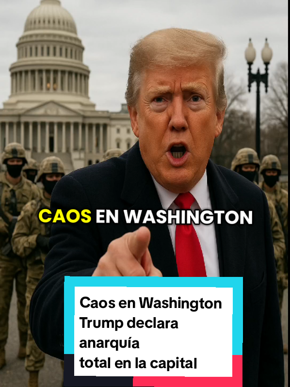 ¡Caos en Washington! Donald Trump declara 