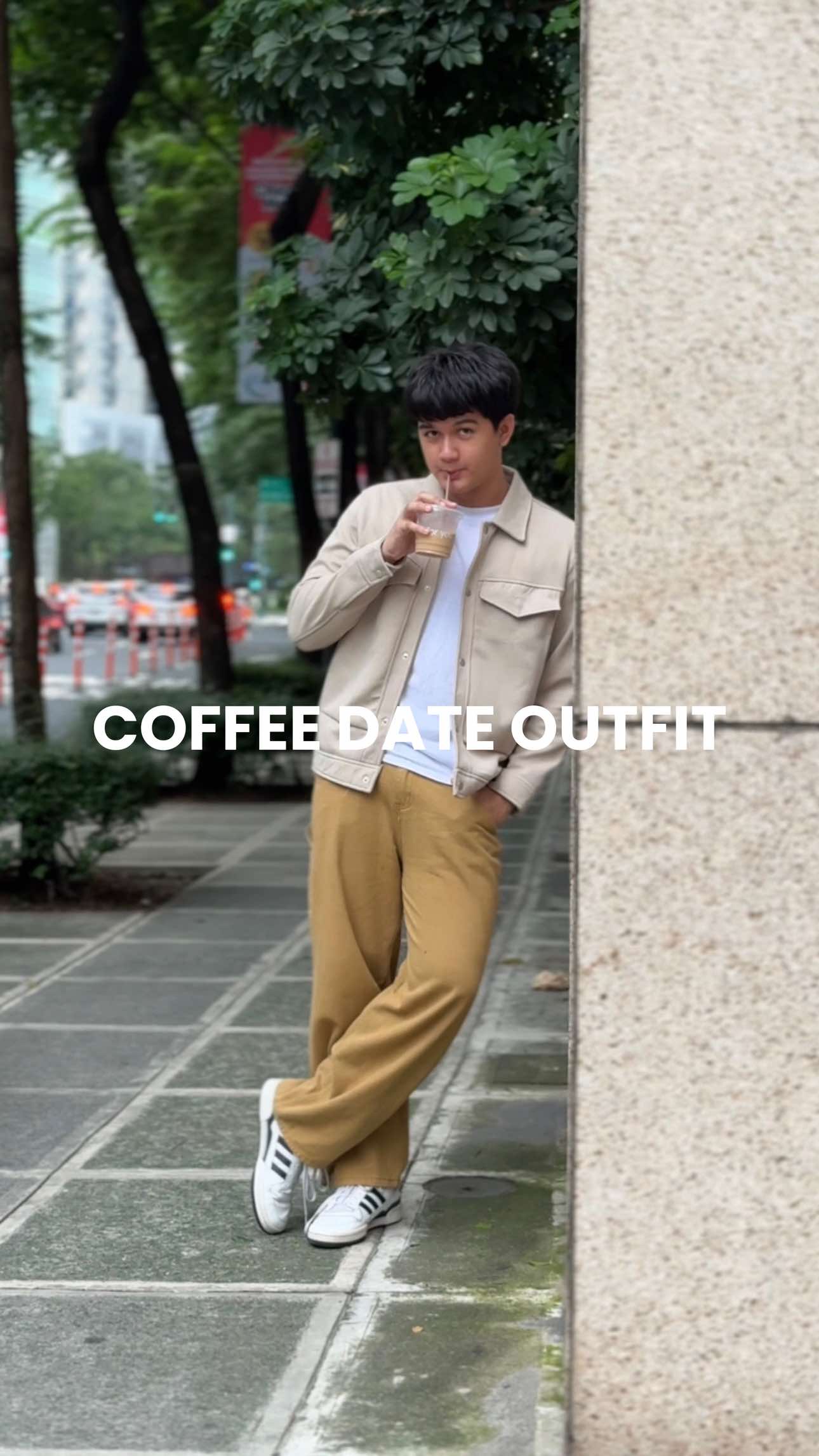 Dito nyo lang ako mahahanap ☕️ Btw may stock pa ‘yung color khaki na twill jacket! 🤎 #twilljacket #jacketformen  