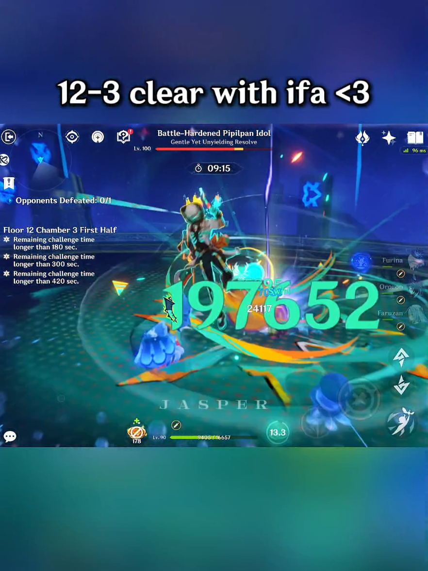 wanted to join everyone who's smacking the abyss cactus #GenshinImpact #hoyocreators #spiralabyss #ifa #ifashowcase 