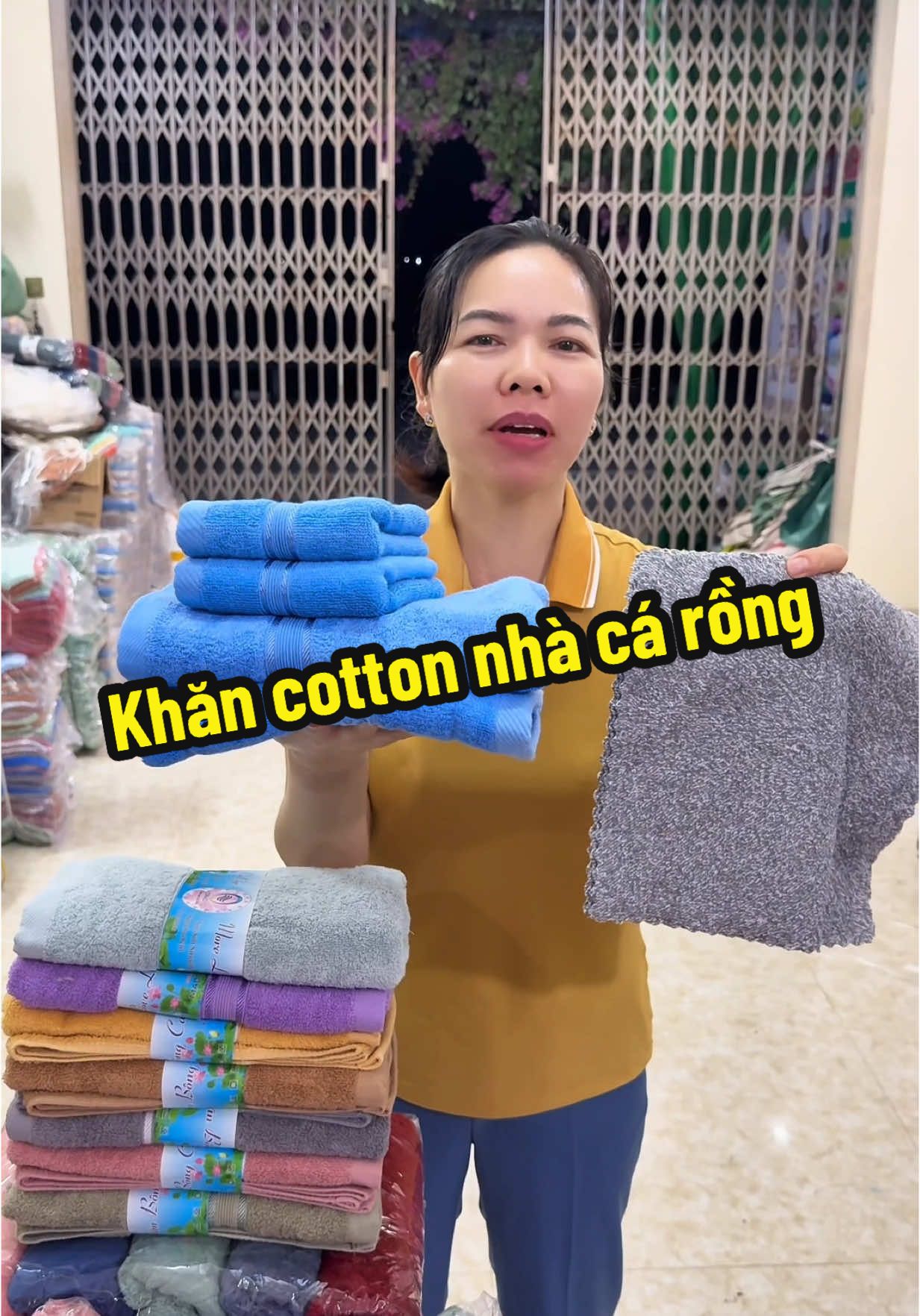 Combo khăn tắm và khăn mặt nhà Cá Rồng Toơel #khan #khanmatcotton #khantamcotton #khancotton #khanruamat 