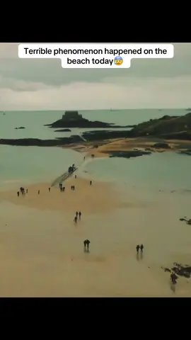 The terrible phenomenon happened on the beach today  #disasters #tsunami #tornado #landslide #earthquake #flood #us 