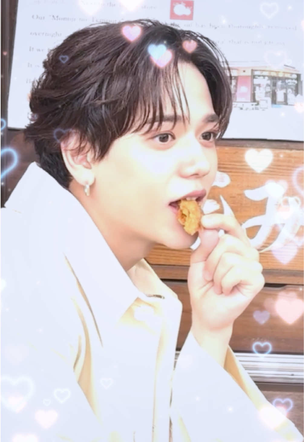 もみじの天ぷらの案件ばりに宣伝効果抜群🍁そた✖️食べ物の相乗効果えげつない、、 #中島颯太 #FANTASTICS #EXILETRIBE #推しが可愛い #fyp