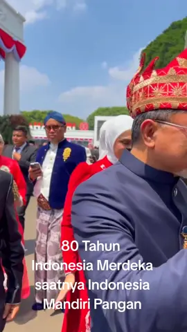 @zul.hasan 80 Tahun Indonesia Merdeka, perjuangan panjang dengan darah dan keringat dan kini saatnya Indonesia mewujudkan kemandirkan pangan. #menkopangan #ZulkifliHasan #bantupanganbanturakyat #KopdesMerahPutih #partaiamanatnasional💙 