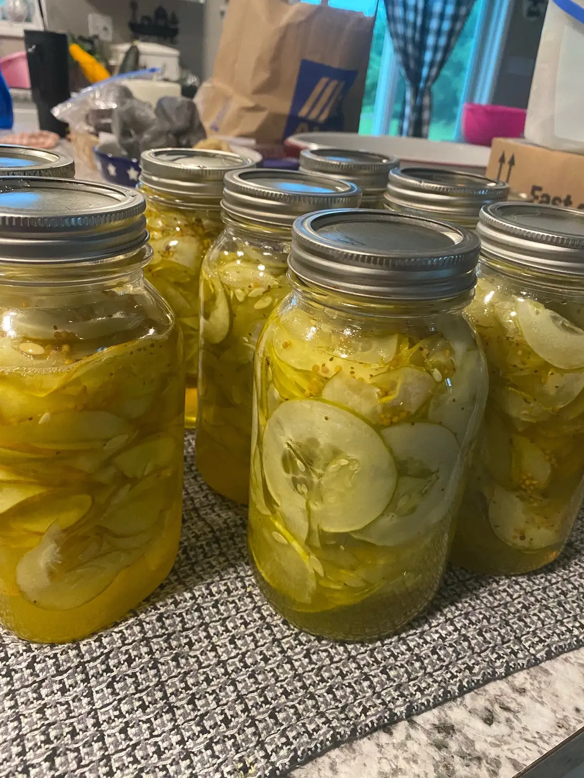 #pickles #gardening #over50 #harvest #chickens