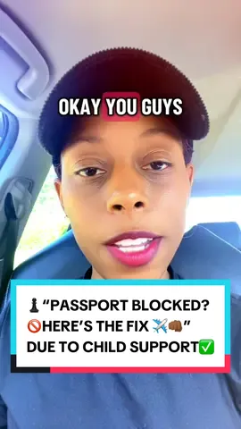 ♟️♟️“They froze your passport over child support? Here’s how to GET IT BACK legally ✈️🔥 Fathers — pay attention.” ✅ Steps to Get Passport Back:     1.    Request an Administrative Review – Ask Child Support Services to review your account.     2.    Set Up a Payment Plan – If you owe over $2,500, most states will reinstate if you show a plan.     3.    File Motions in Court –     •    Motion to Modify Support (if income changed, or if mother lied / withheld visitation).     •    Motion to Enforce Parenting Time (proves alienation).     4.    Provide Proof – Show receipts, CashApp, texts, witnesses, or proof you didn’t know about the order.     5.    Judge Approval – Once modification or plan is approved, Child Support Enforcement tells the State Department to release your passport in 2–3 weeks. #FathersRights #PassportBack #ChildSupportHelp #JusticeForDads  #fyppppppppppppppppppppppp 