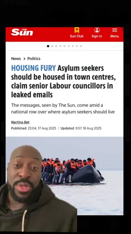 The uk government wants to move asylum seekers in town centres so they can integrate #fyp #foruyou 