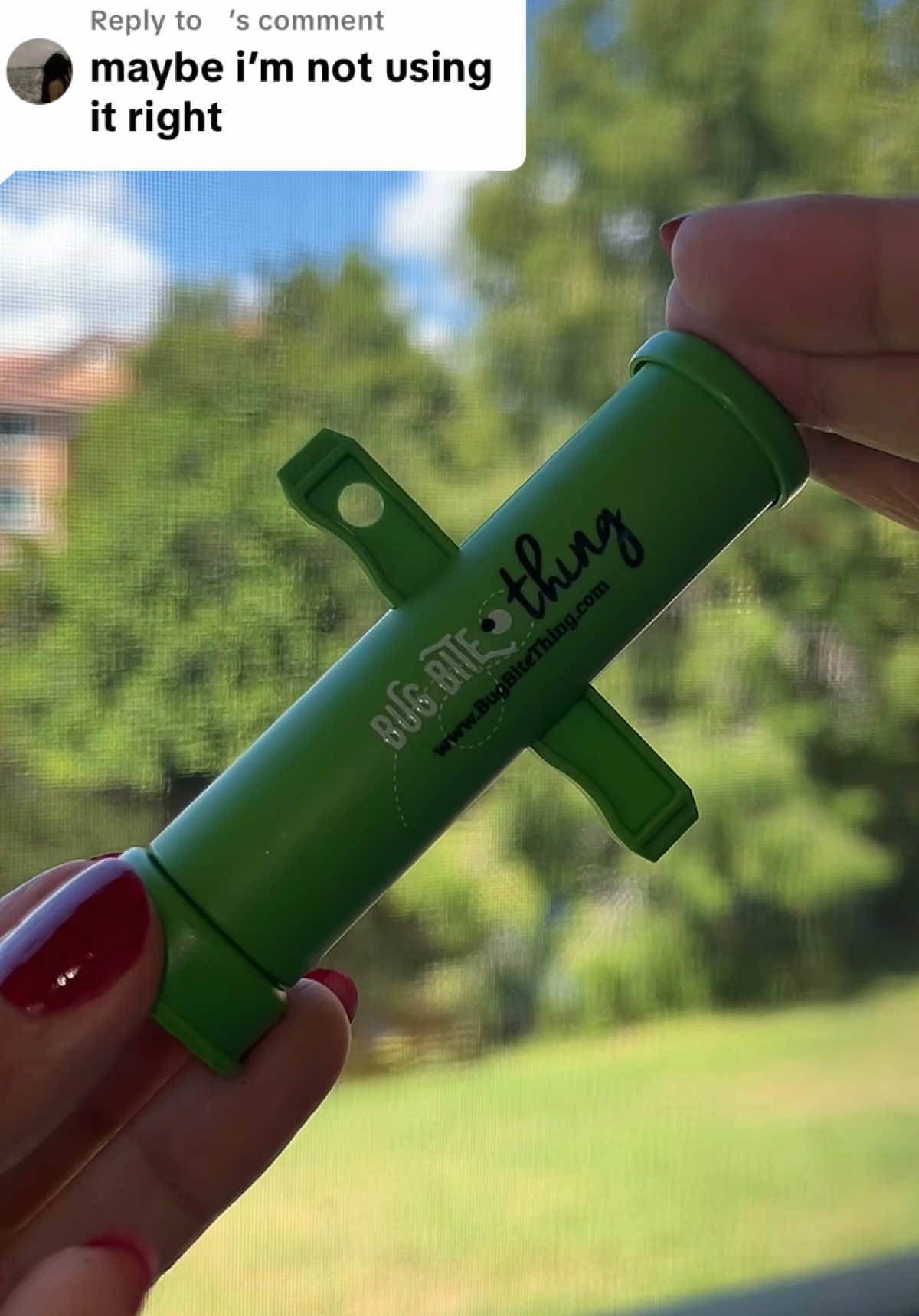 Replying to @￼✨ Say goodbye to itchy bites! Watch how simple it is to use — just repeat 1–3 times for best results 🙌 ##BugBiteThing##BugBiteRelief##ItchRelief##MosquitoBites##SummerEssentials
