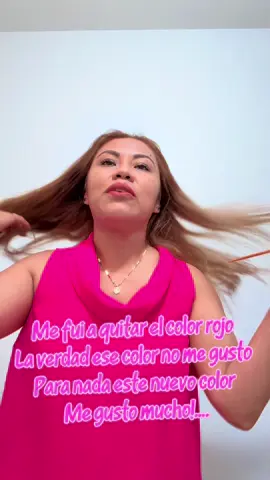 Mi nuevo color de pelo me fui a quitar el rojo#nuevolookdecabello#felizlunesparatodos 