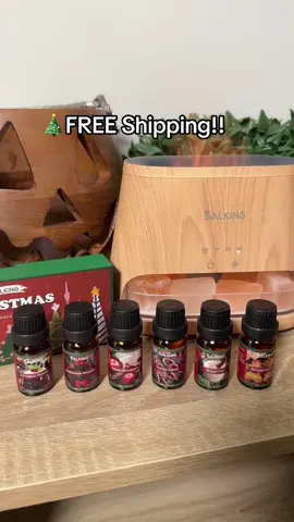 Replying to @nj_ditch_doctor Fill your home with holiday cheer—this 6-piece Christmas fragrance oil set brings festive scents perfect for your diffuser. 🎄✨ @SALKING INC 