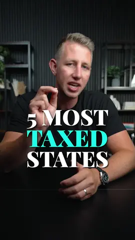 These are the 5 states with the highest total tax burden. Do you live in one of them?