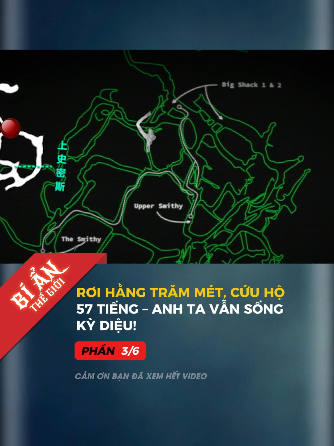 RƠI HẰNG TRĂM MÉT, CỨU HỘ 57 TIẾNG - ANH TA VẪN SỐNG KỲ DIỆU (Phần 3/6)#tiktokawards #learnontiktok #kienthucthuvi