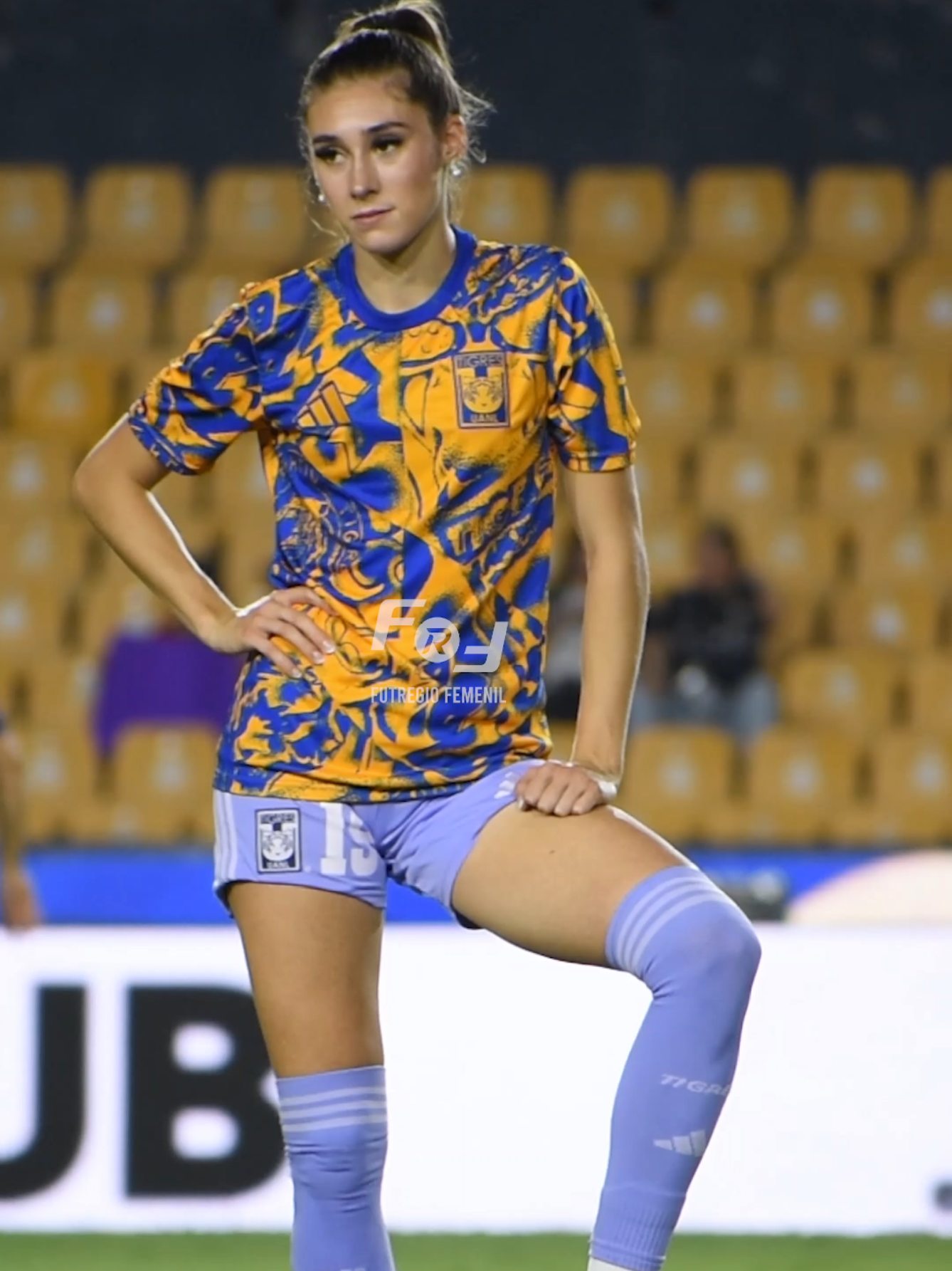 Tatiana Flores 💛💙⚽ #tigres #amazonas #ligamx #tigresfemenil #paratiiiiiiiiiiiiiiiiiiiiiiiiiiiiiii 