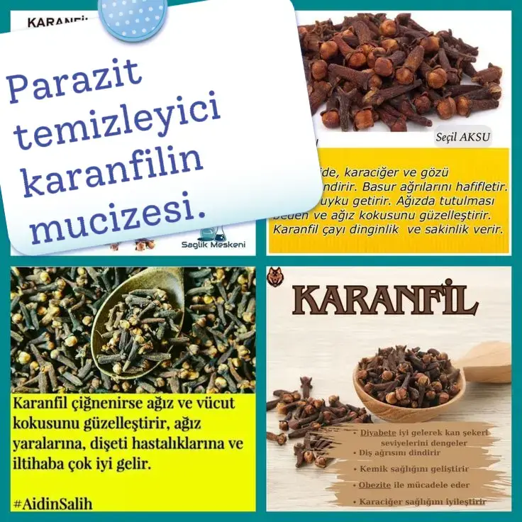 #Günde bir iki karanfilden fazla kullanılmaz 