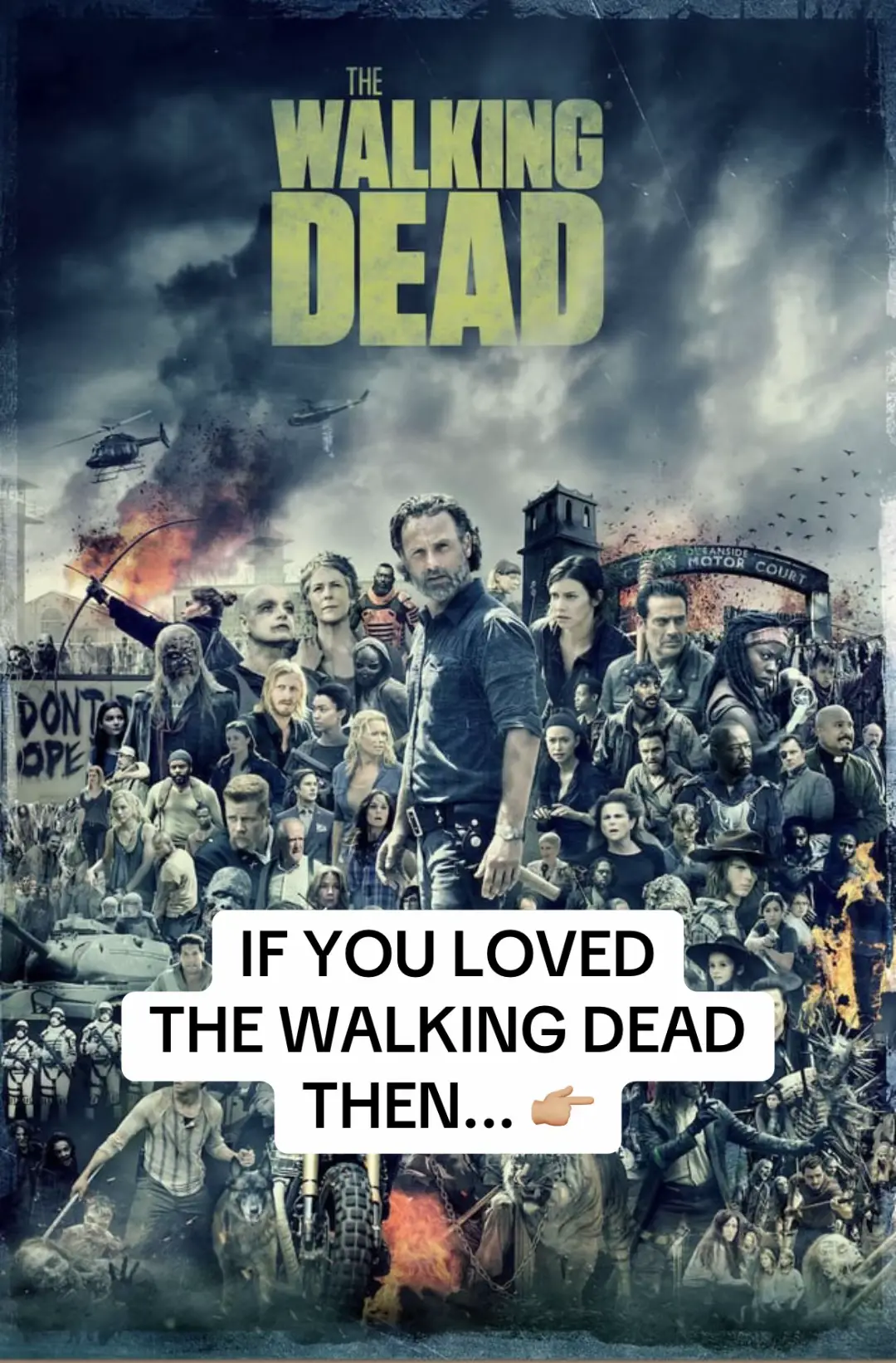 #walkingdead #thewalkingdeadtiktok #whattowatch #seriesrecommendation #thewalkingdead  1) The last of us 2) Black Summer 3) Kingdom 4) Fear the walking dead 5) Z nation