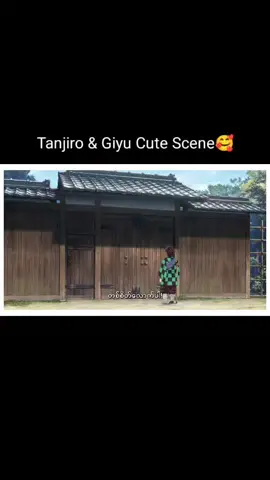 Tanjiro and Giyu cute 🥰🥰 #demonslayer #tanjirokamado #giyuutomioka #cute