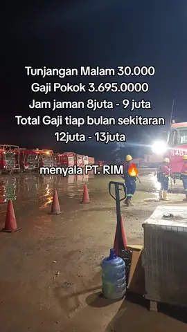 Gaji Karyawan Field Assistant PT.RIM perbulan 🔥 #areaindustrial 