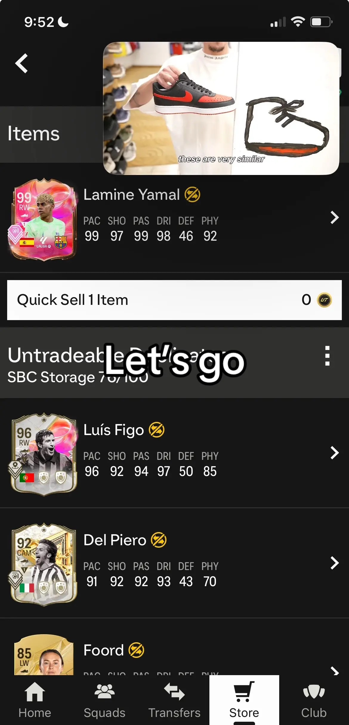 #EAFC #yamal #barcelonafc #fazerug #fyp 99 Lamine yamal let’s gooooo @Lamine Yamal @FaZe Rug 