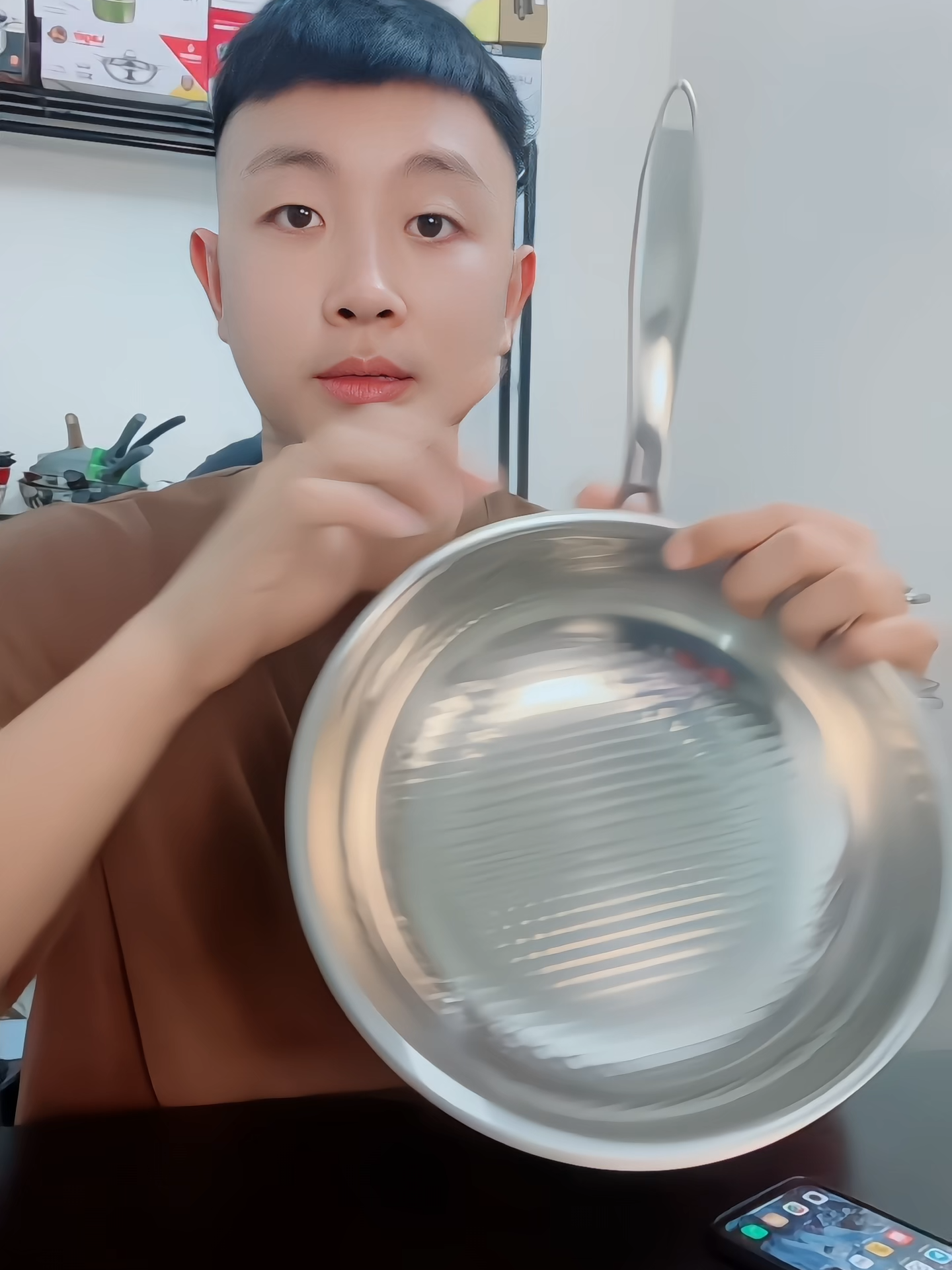 chảo nhập cao cấp inox 304 liền khối Eldekochen#xuhuongtiktok #dienmayxanhhd #trending