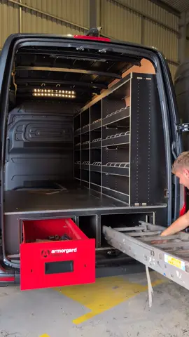 Starting the week off strong with this really cool Sprinter we recently installed; simple and professional. #vanracking #vans #racking #tradesman #yokevans #electrician #plumber - 8330