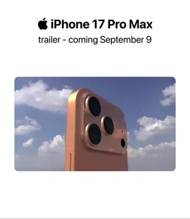 This is the new iPhone 17 Pro Max coming in bright Orange on September 9! It looks just amazing! Will you get one? #iphone17promax #iphone17pro #appleiphone #appleevent #iphonelover 