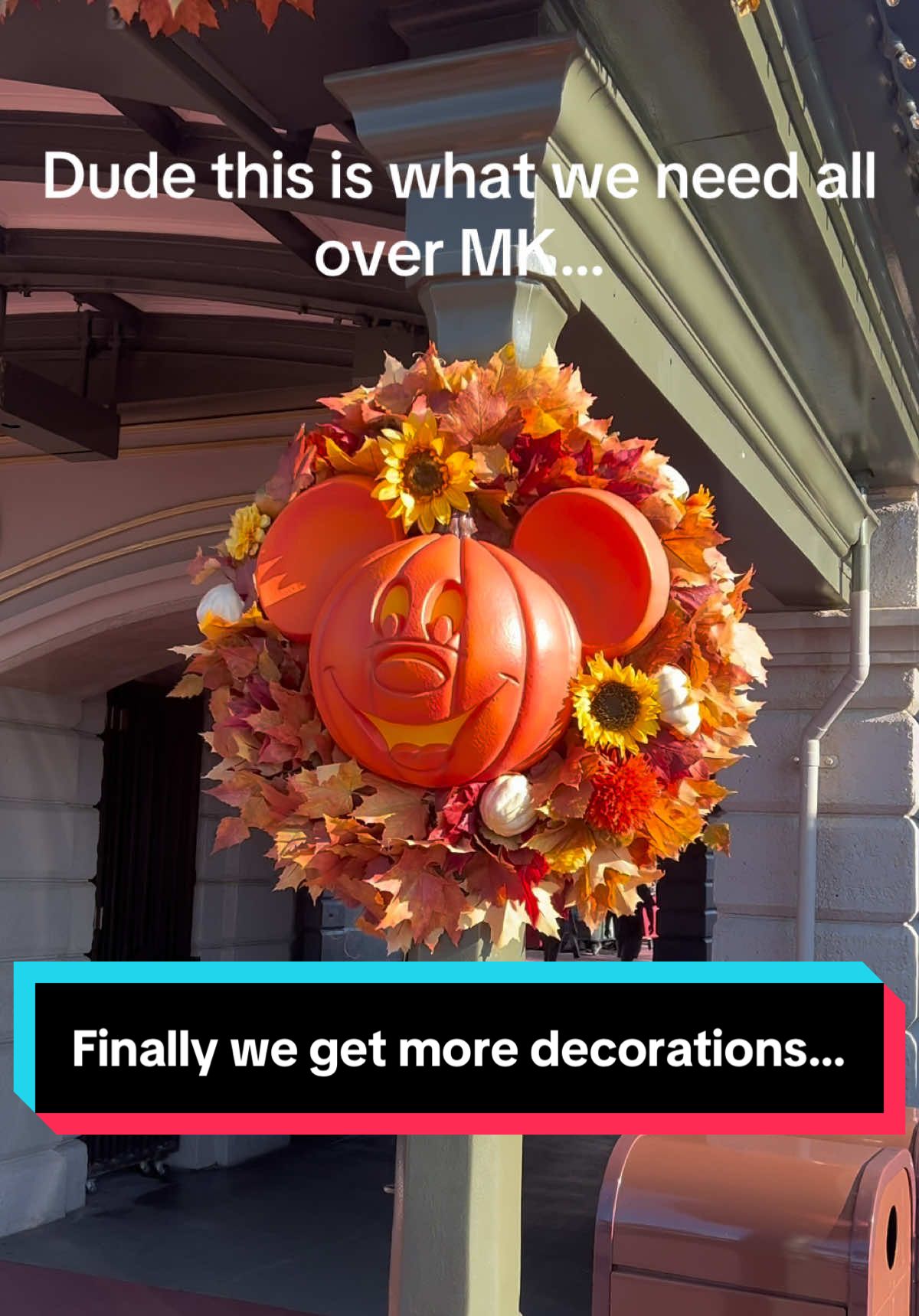 I’m so happy they Added to the Halloween pumpkin decorations in Magic Kingdom at Walt Disney World. It’s been stuck in mainstreet USA for too long. What do you think of the new Halloween decorations in MK? #disneyhalloween #disneyworld #magickingdom #mnsshp #mickeysnotsoscaryhalloweenparty 