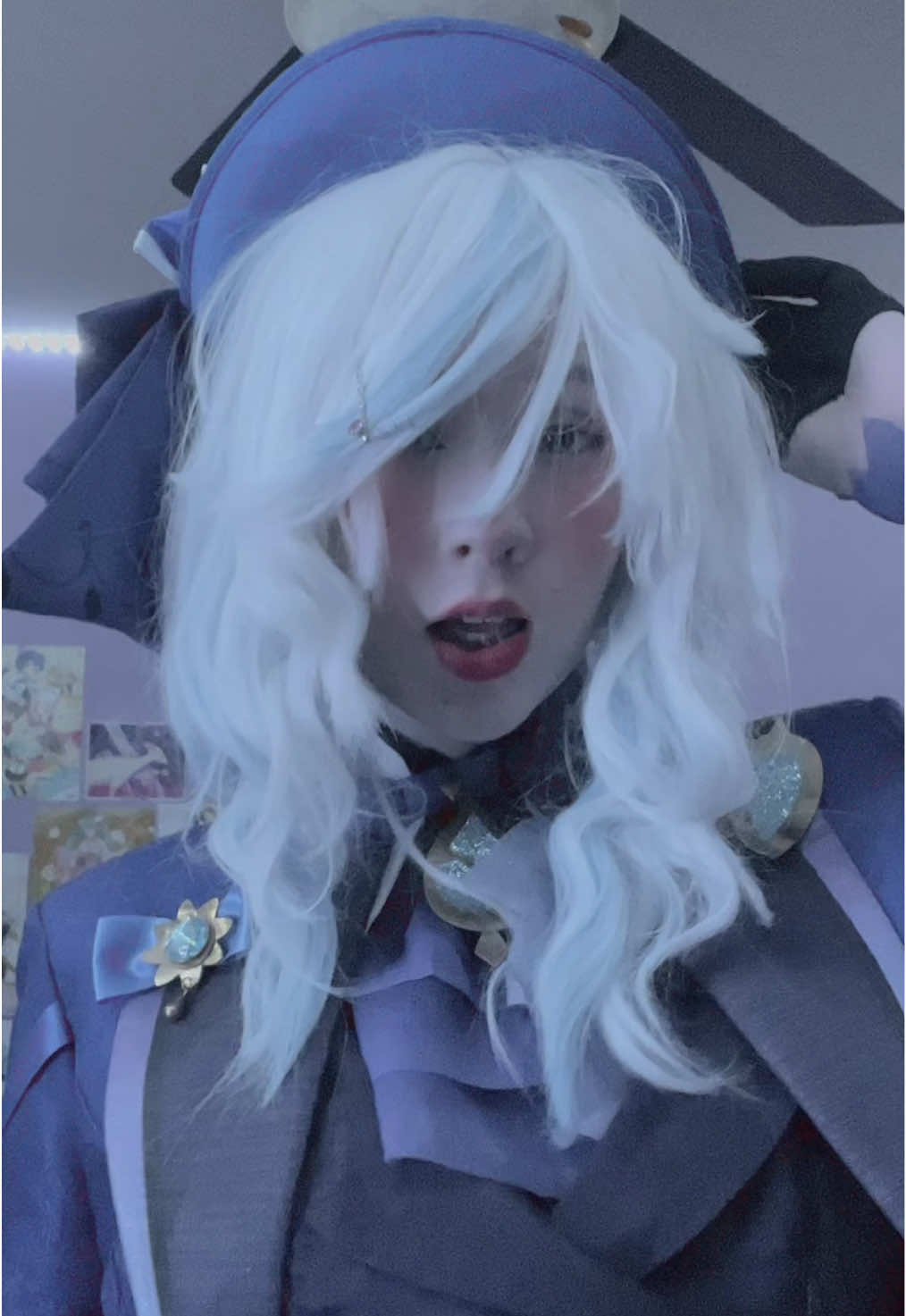 HALLOWEEN IS ON A FRIDAY #furinagenshinimpact#furinacosplay#GenshinImpact#genshinimpactcosplay#crunchycollarbone 