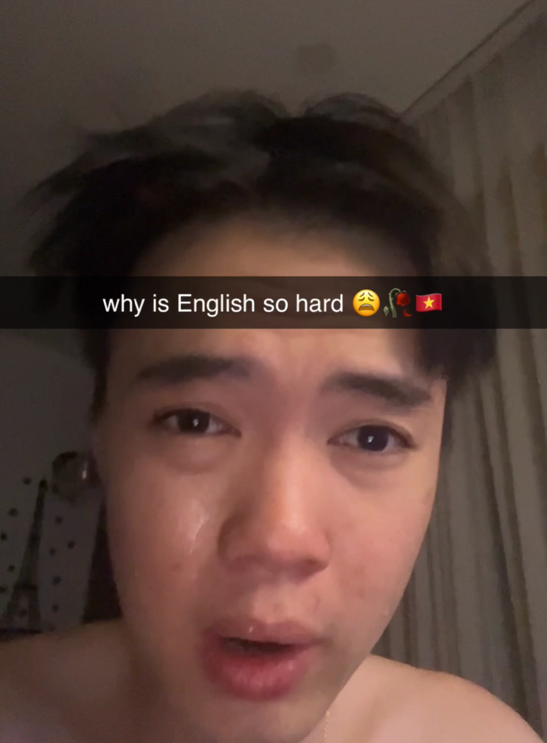 Englis is not my first language 😩 #vietaccent #asian #language #ai #vibecode 