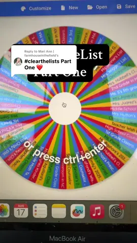 Replying to @Mari Ann | farmhouseinthefield have a great school year, Mrs. Hayes! #clearthelist #farmhouseinthefield #supportteachers 