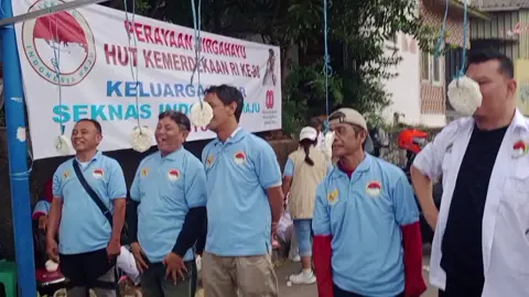 LOMBA MAKAN KERUPUK PUTRA, SEKNAS INDONESIA MAJU MERAYAKAN HUT RI KE 80, DI SEKRETARIAT JL. JATINEGARA BARAT JAKARTA TIMUR, 18 AGUSTUS 2025 #lombamakankerupuk  #HUTRI80Tahun #DirgahayuIndonesia80 #seknasindonesiamaju #fypシ゚viral 