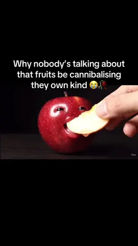 Nobody cares world is cooked #fyp #fruits #eat #apple #twin 