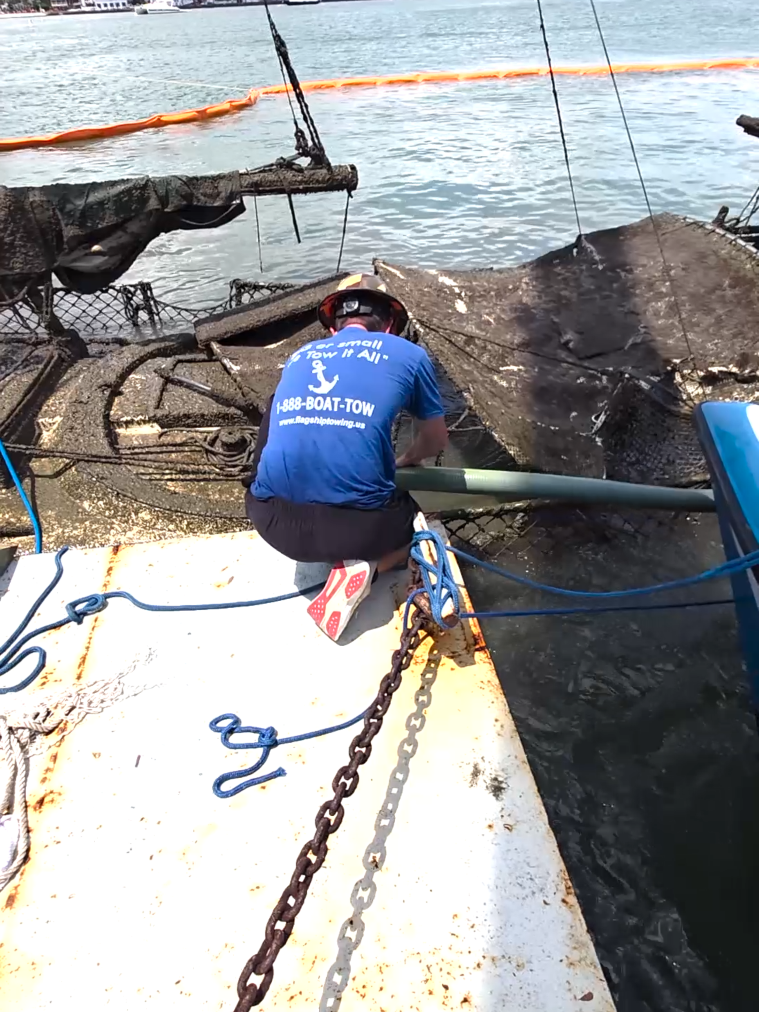 Our crew successfully recovered a derelict sailboat this week. Always proud to help keep the waterways of St. Augustine clear and safe. From stranded vessels to full recoveries, we handle it all.