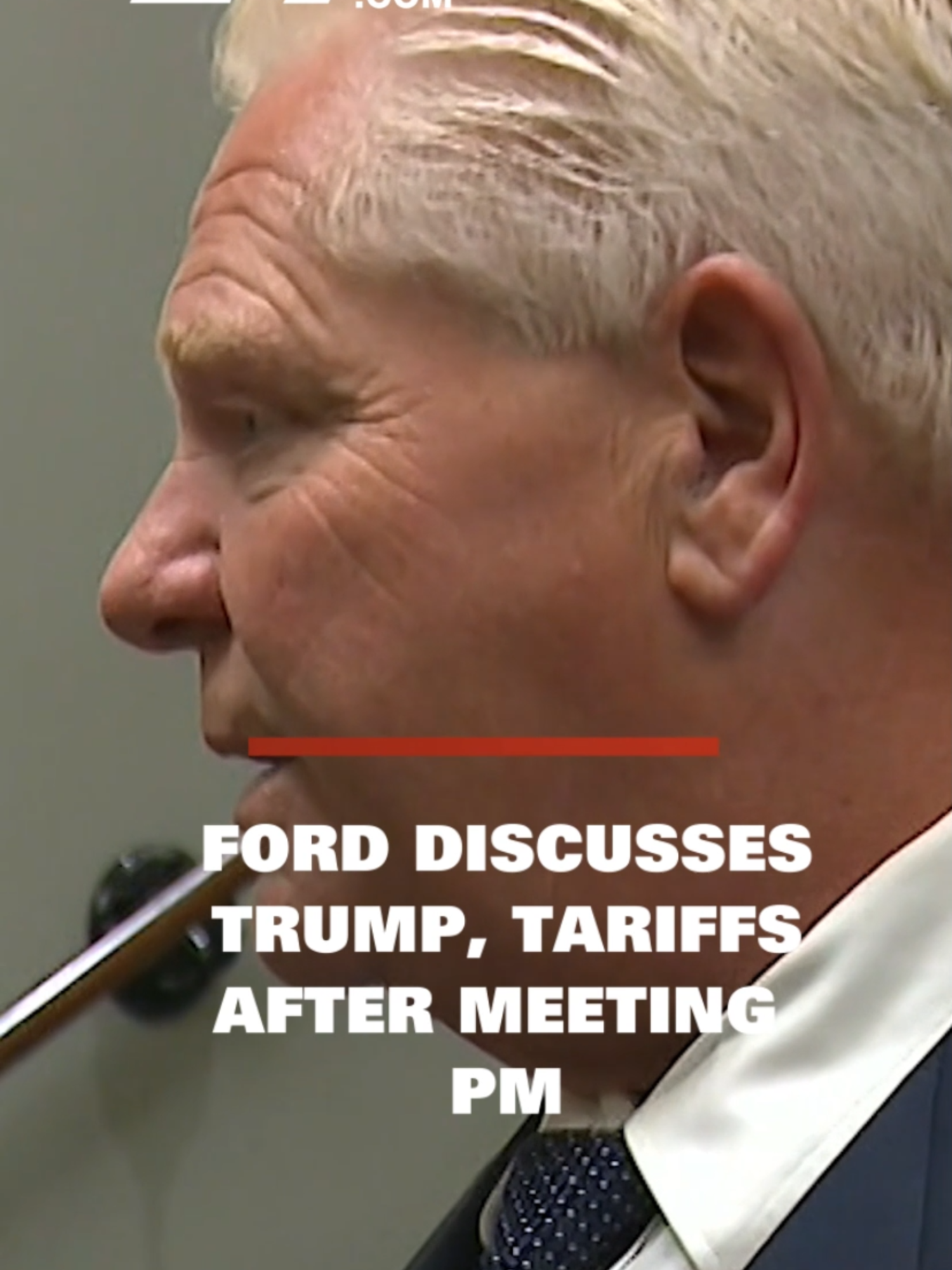 Premier Doug Ford spoke on Donald Trump’s tariff wars after meeting with Prime Minister Mark Carney. #news #cp24 #cp24news #canada #toronto #dougford