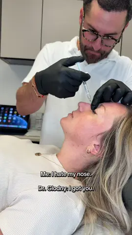 Liquid rhinoplasty 👃🏽@Dr Bradley Glodny is the best there is! #liquidnosefiller #rhinoplasty #parkavederm #selfcaretiktok #nonsurgical 