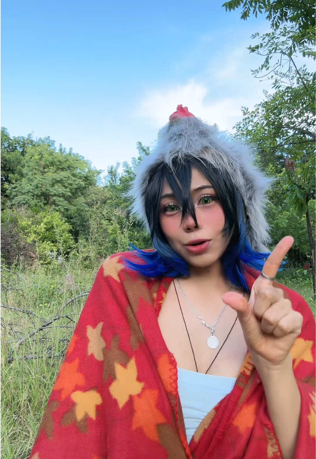 El ritmo de la matraca 🕺 #inosuke #demonslayer #cosplay #kny #fajitas 