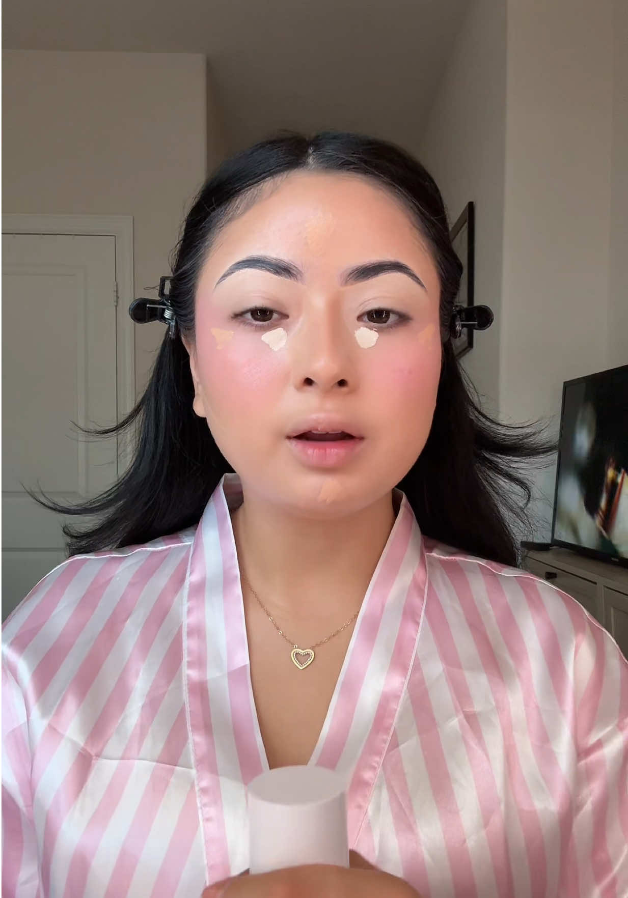 GRWM 🩷 #stephanieliz #makeup #grwm 
