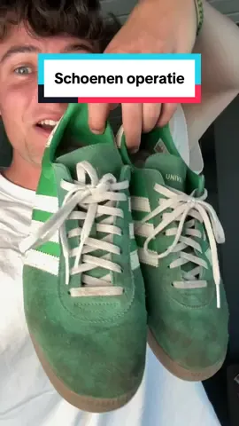 Krijg ik mijn nieuwe schoenen terug proper? 😭