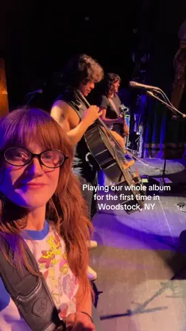 Day in the life of The Happy Fits! Playing our entire album for the very first time in the town we recorded it in. The album, “Lovesick”, comes out September 19th! #thehappyfits #lovesick #woodstock #bearsvilletheater #dayinthelife 