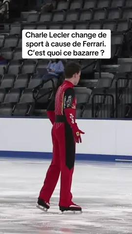 Charles Leclerc change de sport à cause de Ferrari. Ce patineur a choisi la formule 1 pour le thème de son programme et c’est…. Bref 🥲 #humour #patinage #patinoire #IceSkating #drole 