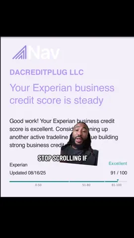 Stop scrolling! If your looking to get your personal credit score and business credit score in good standing. Then this video is for you #greenscreen #fyp #creditrepair #buildyourcreditscore #collectionsremoved 