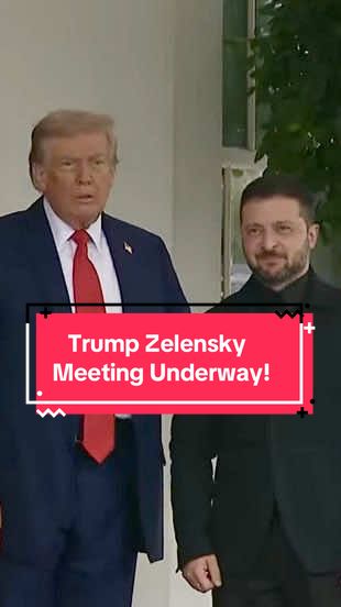 Trump Zelensky Meeting Underway! 
