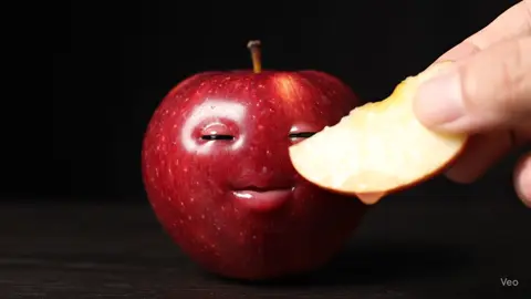 fruits eating other fruits 🍎✨ #asmr #ai #fyp #relax #veo3     